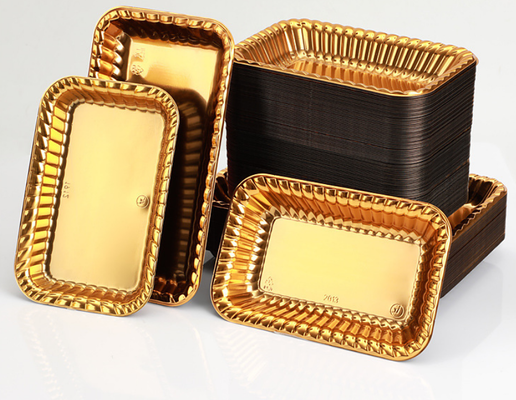 Customized Design Recyclable PET Heat Sealing Chocolate and Macaron Packaging Trays for Fruits and Cakes