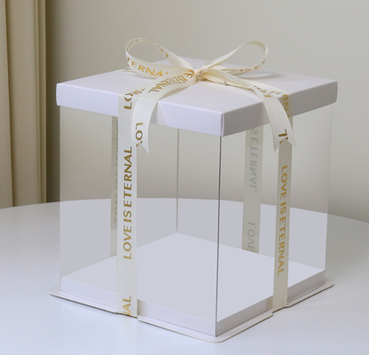 Cake box packaging: 4 inches, 6 inches, 8 inches, 10 inches, 12 inches / single layer, double layer, triple layer, flower gift box, dessert baking, customization
