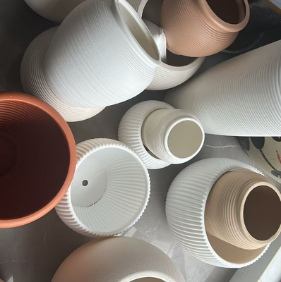 HDPE Ceramic-like Flower Plate with Customizable Color and 20-Year Indoor Lifespan Featuring Embossing Finishing