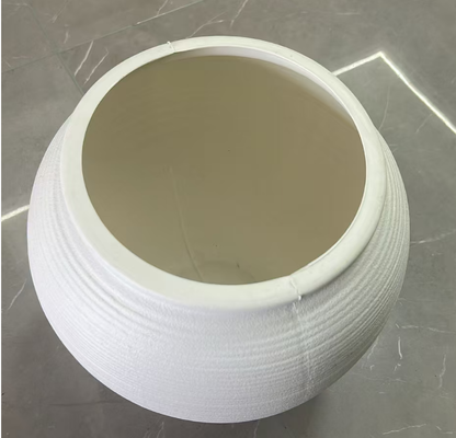 HDPE Ceramic-like Flower Plate with Customizable Color and 20-Year Indoor Lifespan Featuring Embossing Finishing