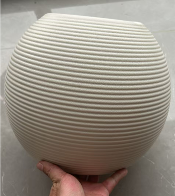 PE Coated Flower Pot with Embossing Design and Multiple Sizes for Indoor and Outdoor Use