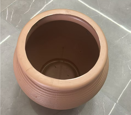 PE Coated HDPE Flower Pot with Multiple Sizes and Drainage Holes Options for Indoor and Outdoor Use