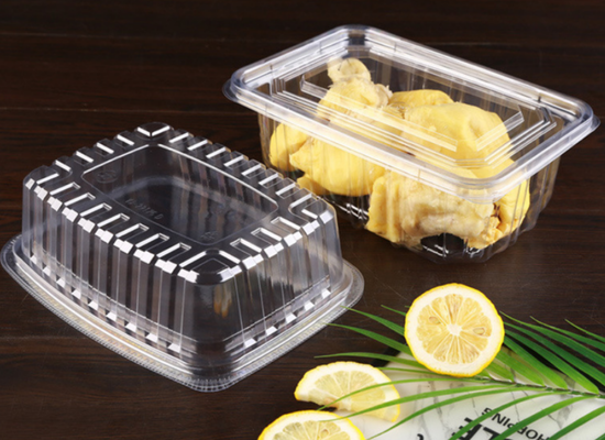 non‑toxic plastic box  clear thermoformed container odor‑free food container  PET blister punnet  see‑through plastic housing  food contact approved plastic