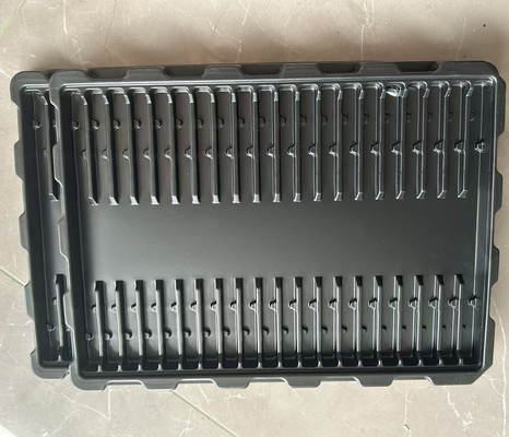 Wholesale Black PS 30-grid 60*41*15 Anti-static Blister Tray for PCB Circuit Boards Packaging