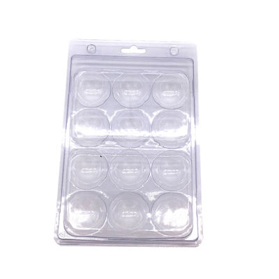 PETG 6 Cells Golf Ball Plastikowa taca z blistrami PVC Clamshell Blister Box