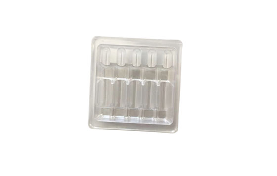 10 ml 5 sztuk Przejrzystość ampułka PVC Blister Tray Opakowanie do igły do wody