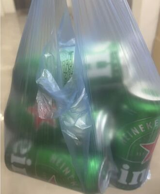 Opakowanie na zamówienie HDPE torba z dużą odpornością na uderzenia i materiał podlegający recyklingowi dla supermarketów